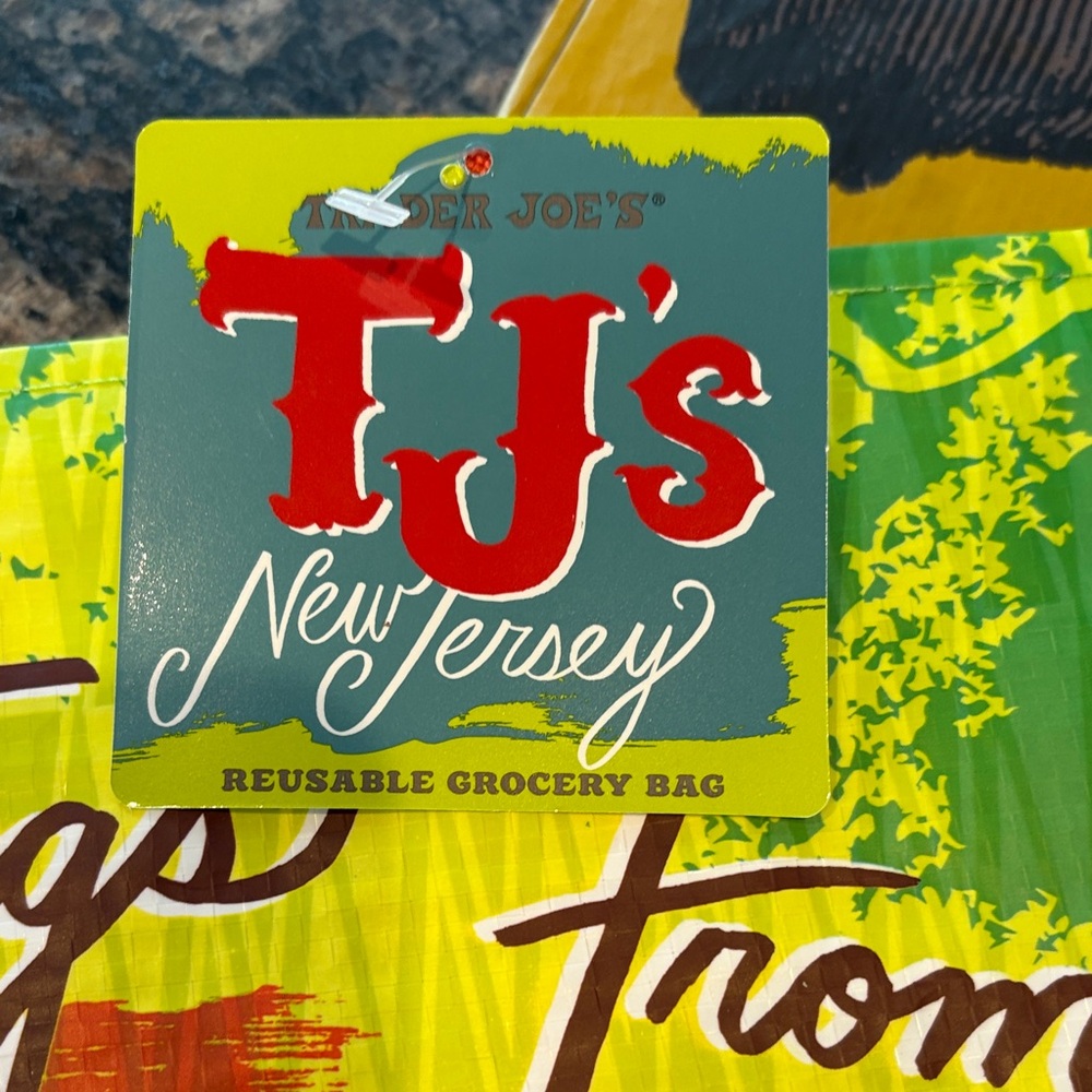 Trader Joe's New Jersey Maryland and Virginia Reusable Grocery Bag bnwt - Picture 2 of 7
